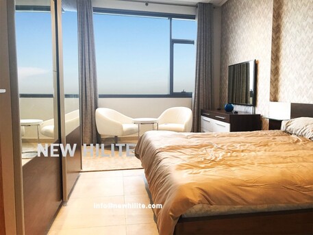 Salmiya, Apartments/Houses, KWD 1150/month,  Furnished,  3 BR,  Three Bedroom Sea View Apartment For Rent In Salmiya