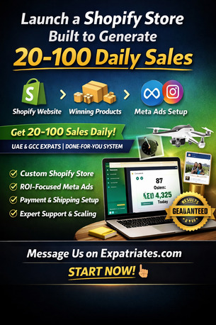 Kuwait City, Software, KWD 99,  Launch A Shopify Store Built To Generate 20&ndash;100 Daily Sales