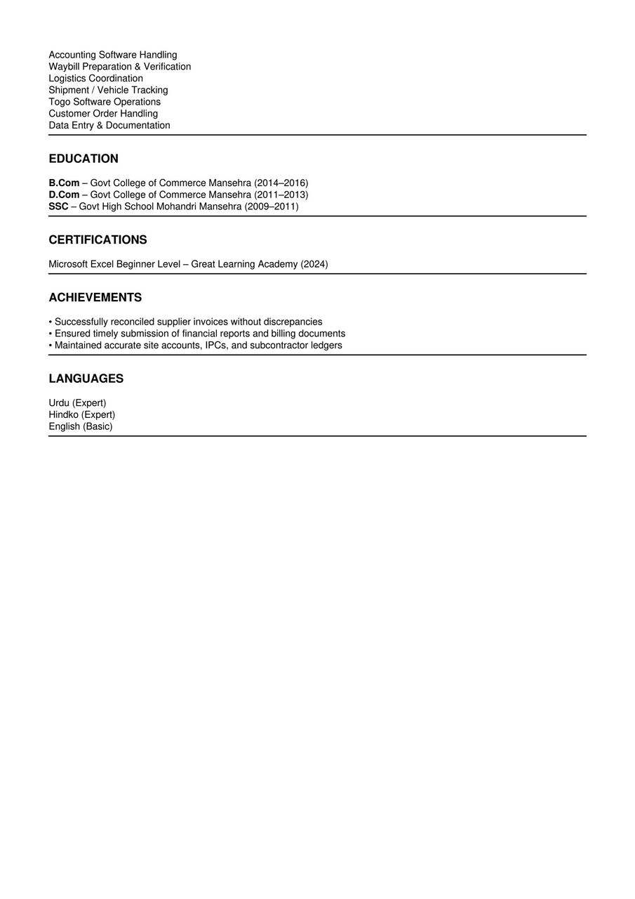 Riyadh, Job Seekers, Accountant, Assistant Accountant, Store Keeper, D.c, Cashier &ndash; Commission  Available