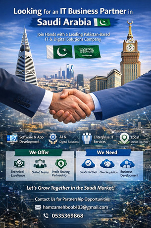 Riyadh, Software Development, Looking For An IT Business Partner In Saudi Arabia