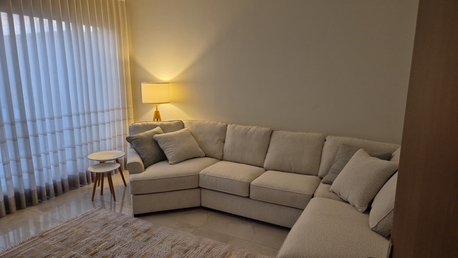 Al Malaz, Furniture, SAR 5000,  Luxury Ashley Sectional Sofa Set, Table Set & Floor Lamp