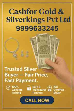 Noida, Items Wanted, Which Cash For Silver In Noida Pays According To Today&rsquo;s Rate?