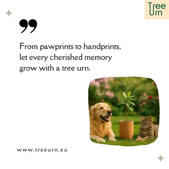 Brussels, Farm & Garden, Cat Urns For Ashes | Biodegradable Tree Memorials | Tree Urn