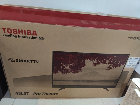 Riyadh, Electronics, SAR 350,  Toshiba HD Smart LED TV 43 Inch Model 43L57 HD (1080p)