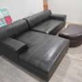 SAR 3000,  Full Leather IKEA Original Sofa And Shaz Lounge