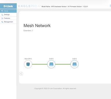 Juffair, Electronics, BHD 50,  D-Link M15-3 EAGLE PRO Wi-Fi 6 AI AX1500 Mesh System