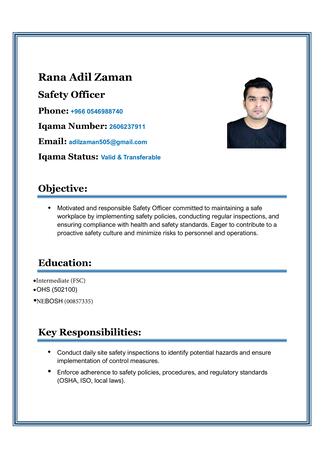 Riyadh, Job Seekers, Safety Officer