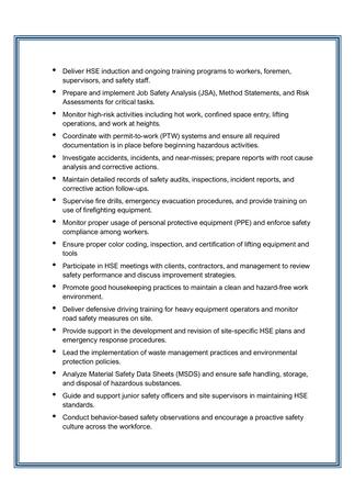 Riyadh, Job Seekers, Safety Officer