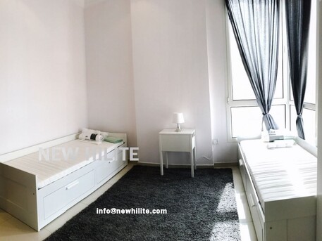 Salmiya, Apartments/Houses, KWD 500/month,  Furnished,  2 BR,  Semi-furnished Two Bedroom Apartment For Rent In Salmiya