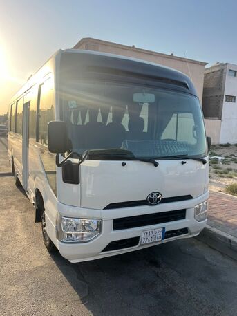 Riyadh, Job Seekers, Toyota Coaster 2022 Model Available For Rent