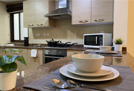 Saar, Apartments/Houses, BHD 380/month,  Furnished,  2 BR,  115 Sq. Meter,  Fully Furnished 2 BHK Luxury Apartment For Rent In Saar Near Saar Mall BD.380/-