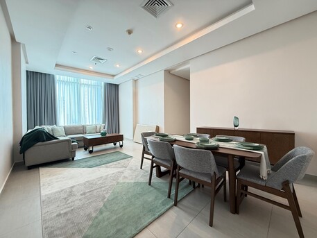 Salmiya, Apartments/Houses, KWD 575/month,  Furnished,  2 BR,  Salmiya - Sea View 2 Bedrooms Furnished Apartment