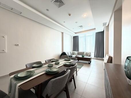 Salmiya, Apartments/Houses, KWD 575/month,  Furnished,  2 BR,  Salmiya - Sea View 2 Bedrooms Furnished Apartment