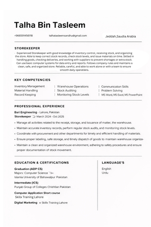 Al Marwah, Job Seekers, I Am Looking For Job