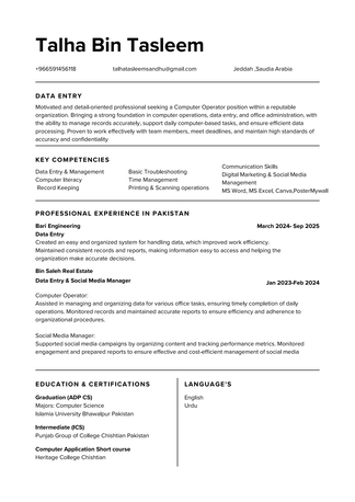 Al Marwah, Job Seekers, I Am Looking For Job