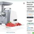 SAR 300,  I Would Like To Sell Bosch MEAT MINCER PROPOWER, 1800W - MFW66020GB