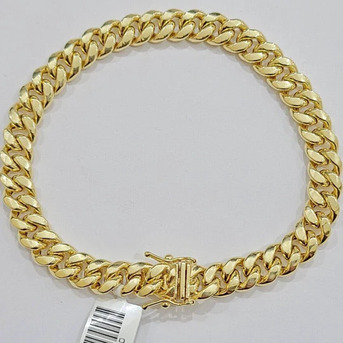 New York, Jewelry, USD 1960,  How To Identify Quality In 14K Gold Nugget Bracelets For Men