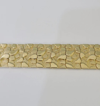 New York, Jewelry, USD 1960,  How To Identify Quality In 14K Gold Nugget Bracelets For Men