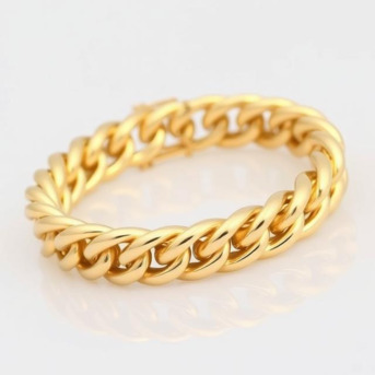 New York, Jewelry, USD 1960,  How To Identify Quality In 14K Gold Nugget Bracelets For Men