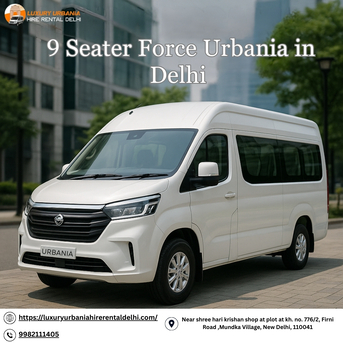 New Delhi, Travel, Hire 9 Seater Force Urbania In Delhi | Premium Van Service