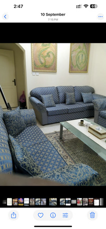 Jeddah, Furniture, SAR 550,  Urgently Selling 7-Seater Italian  Sofa Set* ????