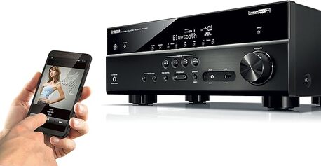 Al Rehab, Home Audio, SAR 1500,  Yamaha RX-V481 Natural Sound AV Receiver 5.1 Ch 4K Ultra HD Network WiFi Dolby