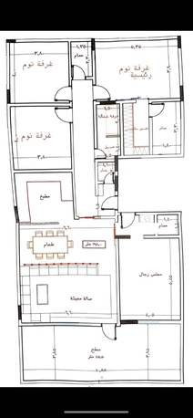 Jeddah, Real Estate For Sale, SAR 870000,  3 BR,  243 Sq. Meter,  Spacious Roof Apartment 5th Floor