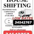 House Movers Packers Transport Labor Professional Carpenter