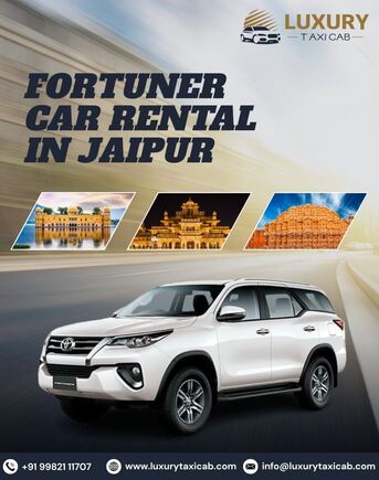 Jaipur, Travel, Best Fortuner Car Rental Service In Jaipur