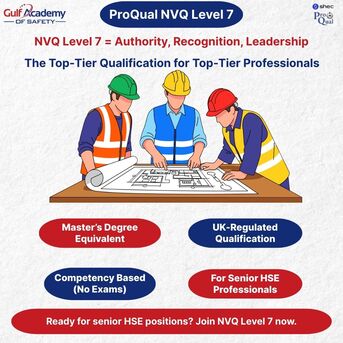 Sharjah, Lessons Offered, Validate Your Expertise: ProQual NVQ Level 7 Diploma