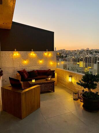 Abdoun, Apartments/Houses, JOD 20000/year,  3 BR,  170 Sq. Meter,  Modern Rooftop For Rent In Abdoun