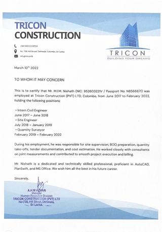 Riyadh, Job Seekers, Quantity Surveyor