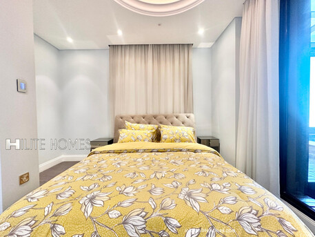 Salmiya, Apartments/Houses, KWD 3000/month,  Furnished,  3 BR,  Seaview Furnished Three-Bedroom Floor With Private Pool & Balcony In Salmiya