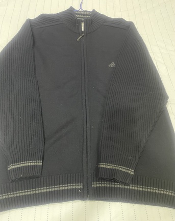 Jubail, Clothing & Accessories, SAR 65,  Adidas Men&rsquo;s Sweater / Jacket Black Size Asian M