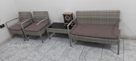 Al Aziziyah, Appliances, Sofa Set With Table For Sale (Synthetic Wicker)