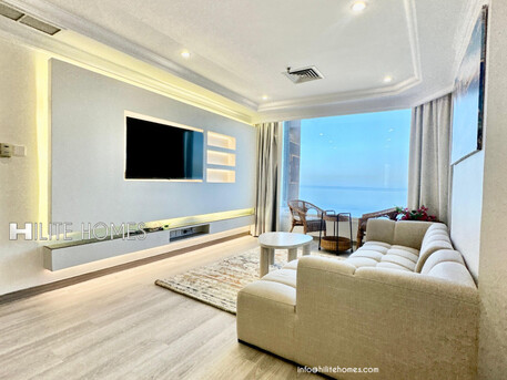 Kuwait City, Apartments/Houses, KWD 700/month,  Furnished,  2 BR,  Two Bedroom Seaview Furnished Apartment For Rent In Fintas