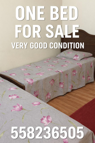Al Murabba, Furniture, SAR 350,  Single Bed For Sale &ndash; Very Good Condition