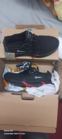 Hara, Clothing & Accessories, SAR 130,  Brand New Safety Shoes 42 Number 260cm Black Colour Light Weight