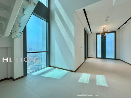 Kuwait City, Apartments/Houses, KWD 1500/month,  2 BR,  Brand New Two Bedroom City View Duplex With Balcony Available For Rent Near Daiyya