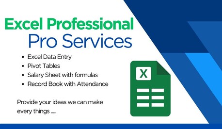 Ras Tanura, Creative, Offering Creative Data Entry & Excel Professional Services