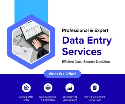 Ras Tanura, Creative, Offering Creative Data Entry & Excel Professional Services