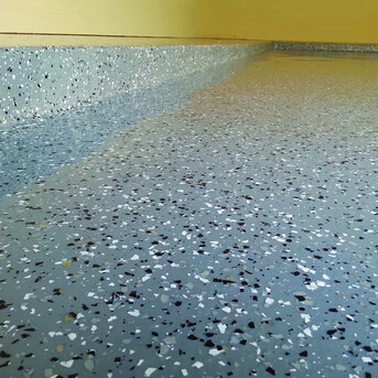 Manama, Construction, Flake Epoxy Flooring ( Garages, Offices, Restaurants, External Areas )