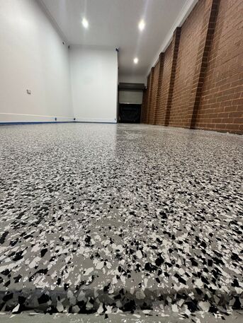 Manama, Construction, Flake Epoxy Flooring ( Garages, Offices, Restaurants, External Areas )