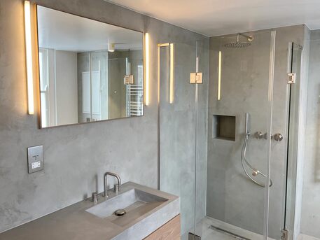 Manama, Construction, Microcement Floor & Wall Finishes Works (Saloon, Coffee Shops, Offices, Villas )