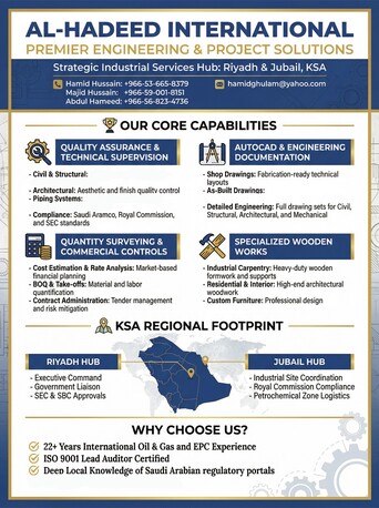 Jubail, Business, We Can Help You To Complete Your Projects