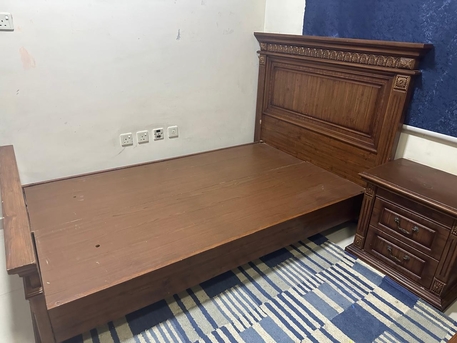 Jubail, Furniture, SAR 650,  02 X Single Beds Set (without Mattress)