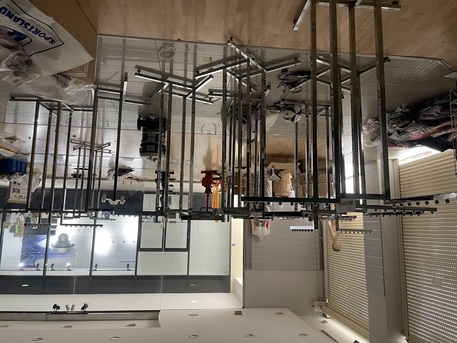 Hoora, Furniture, BHD 12,  Display Stand (chrome) For Sale.