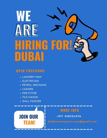 Dubai, Jobs, WANTED FOR DUBAI