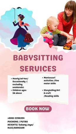 Kuala Lumpur, Childcare Job Seekers, YOUR EXTRAODINAIRE BABYSITTER