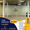BHD 550,  300 Sq. Meter,  300 M2 Store | Warehouse For Rent In Riffa- BD 550/-